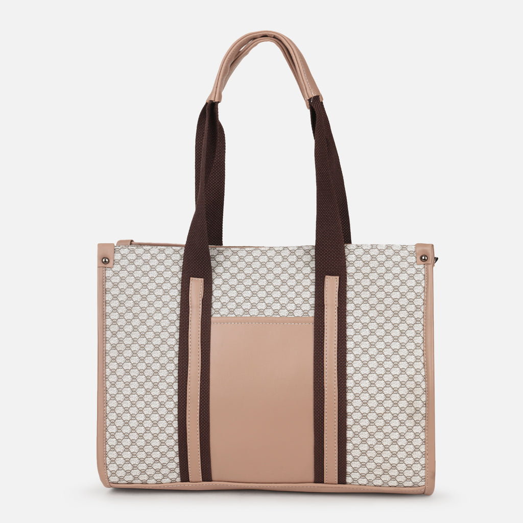 Veronica Patterned Tote Bag
