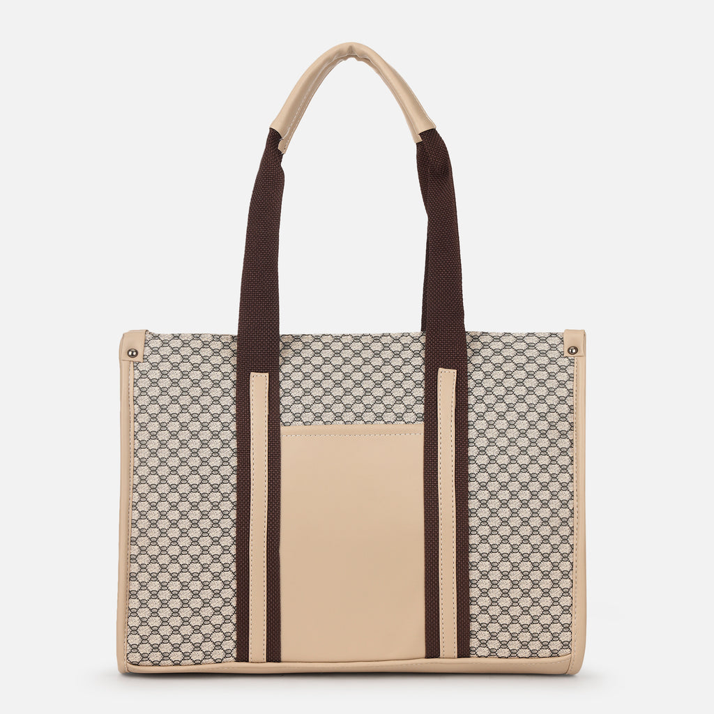 Veronica Patterned Tote Bag