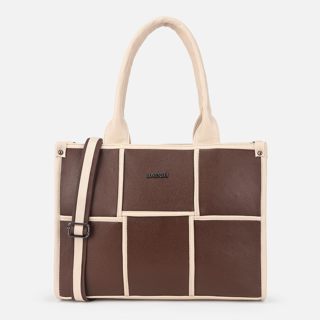 The Elenor Panel Tote Bag