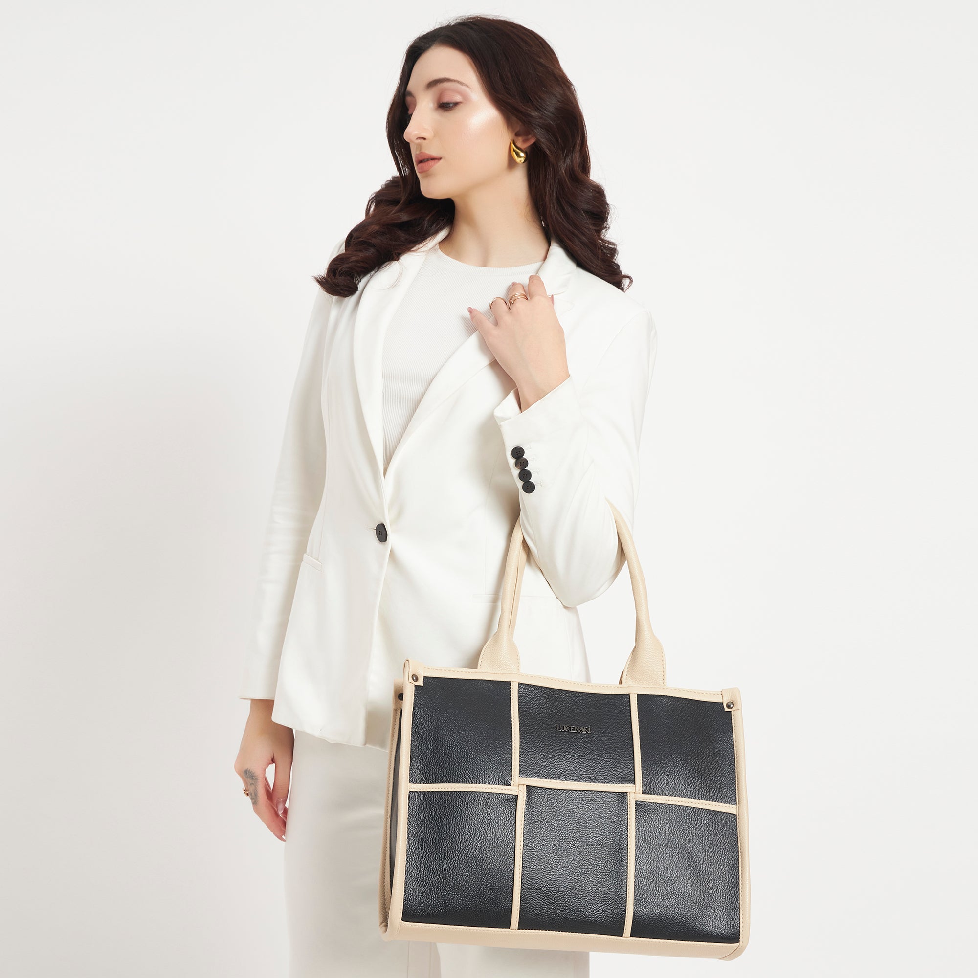 The Elenor Panel Tote Bag