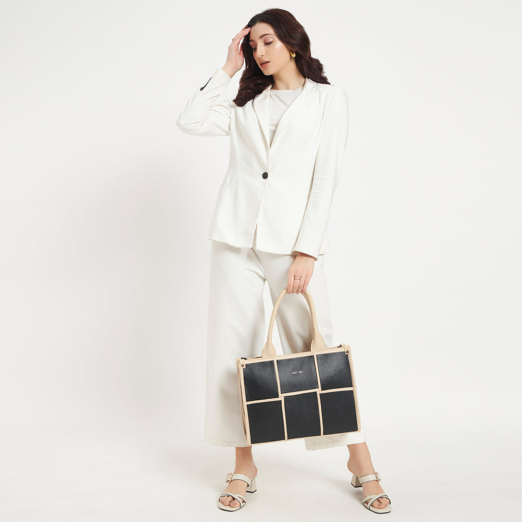 The Elenor Panel Tote Bag