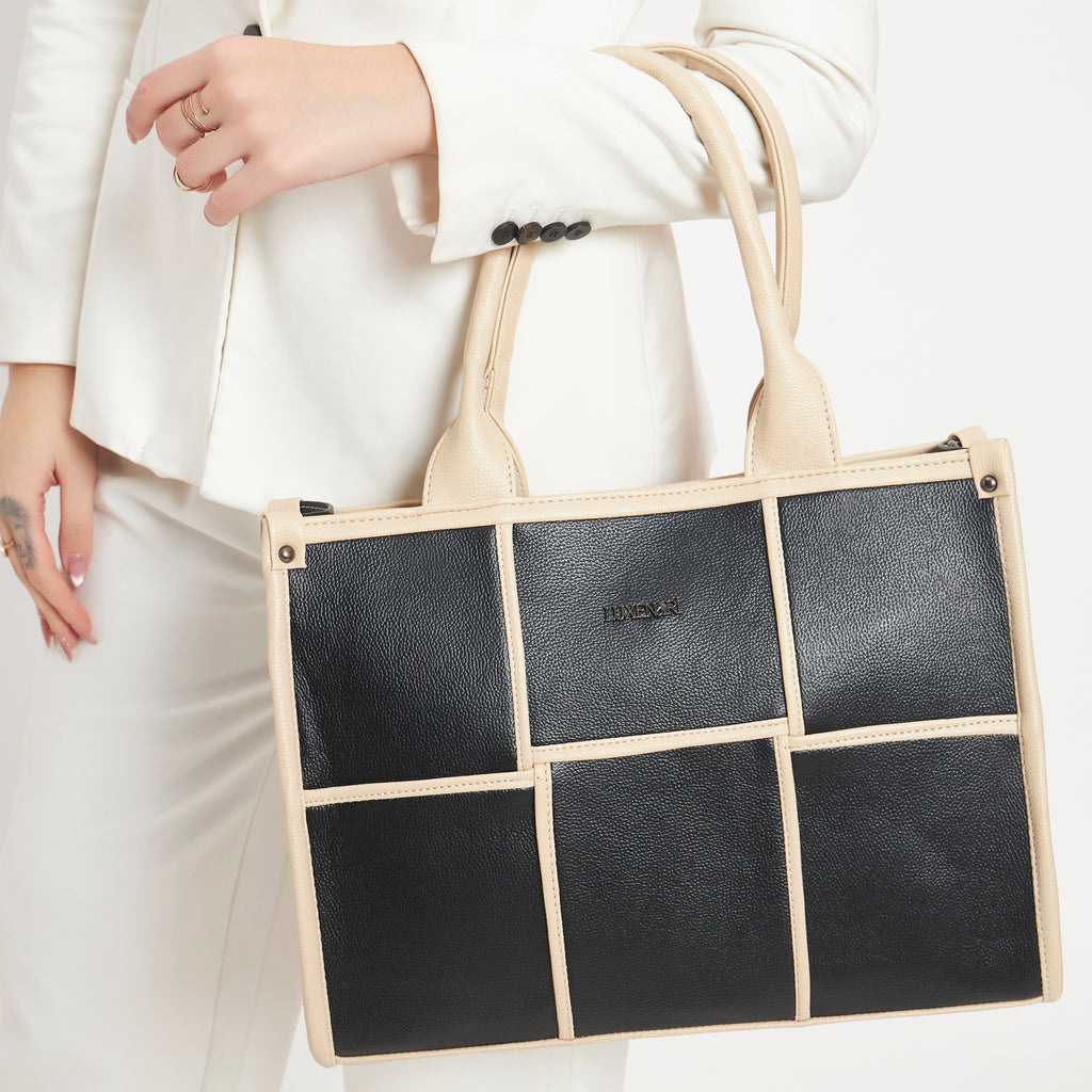 The Elenor Panel Tote Bag