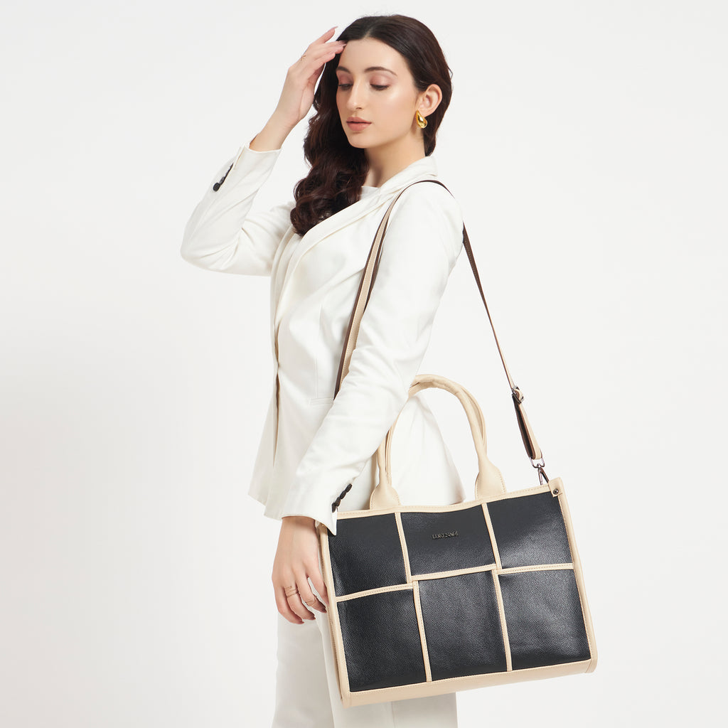 The Elenor Panel Tote Bag