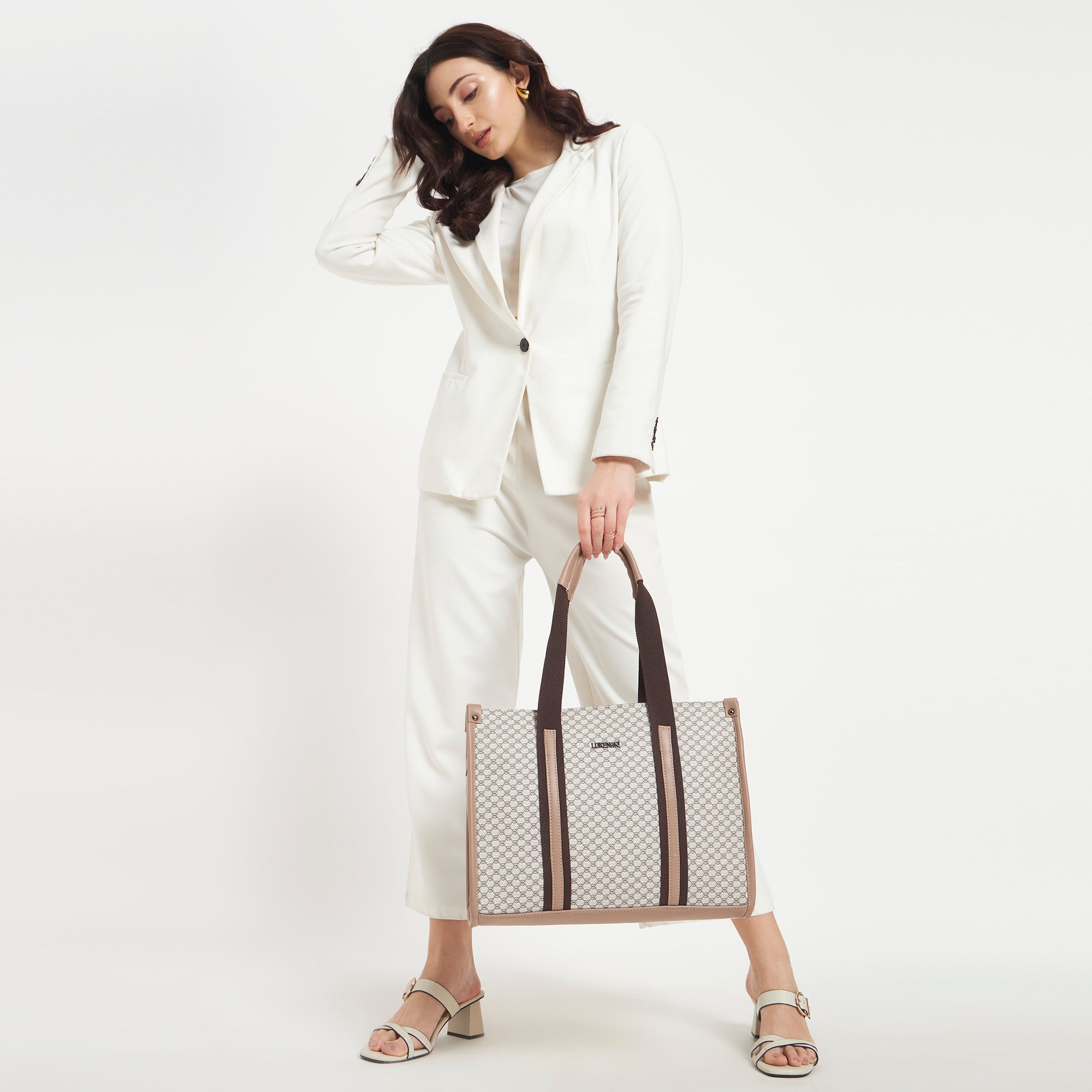 Veronica Patterned Tote Bag