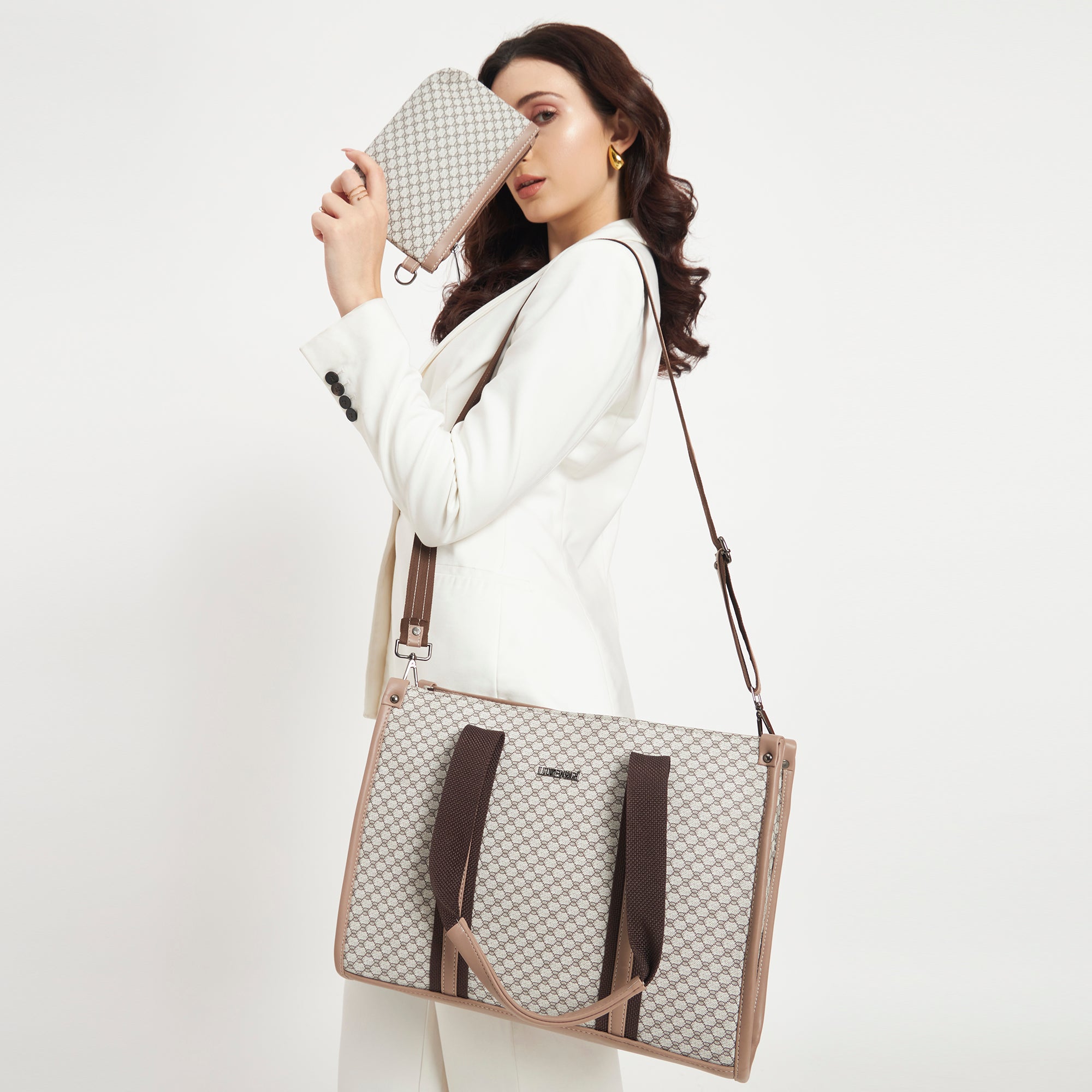 Veronica Patterned Tote Bag