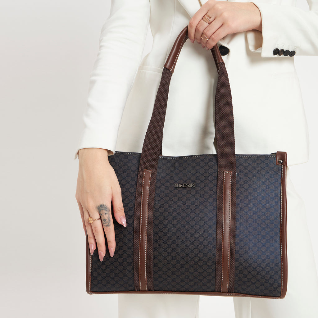 Veronica Patterned Tote Bag