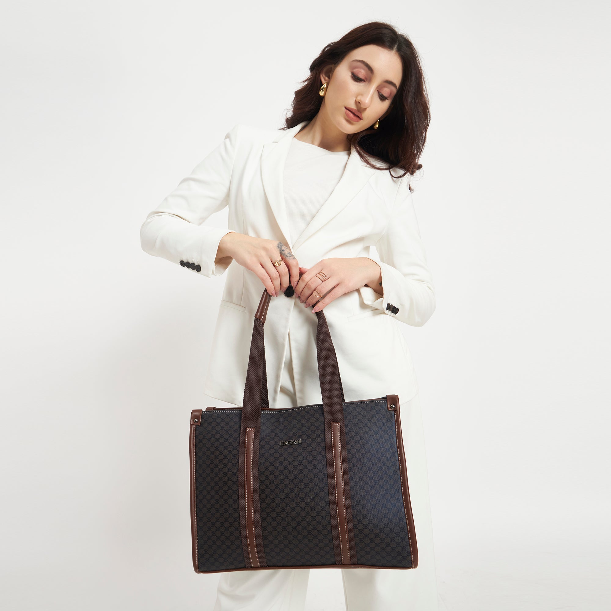 Veronica Patterned Tote Bag