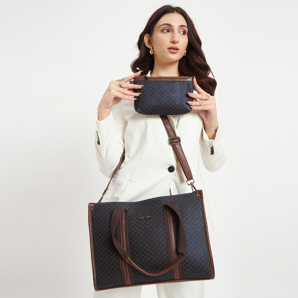 Veronica Patterned Tote Bag