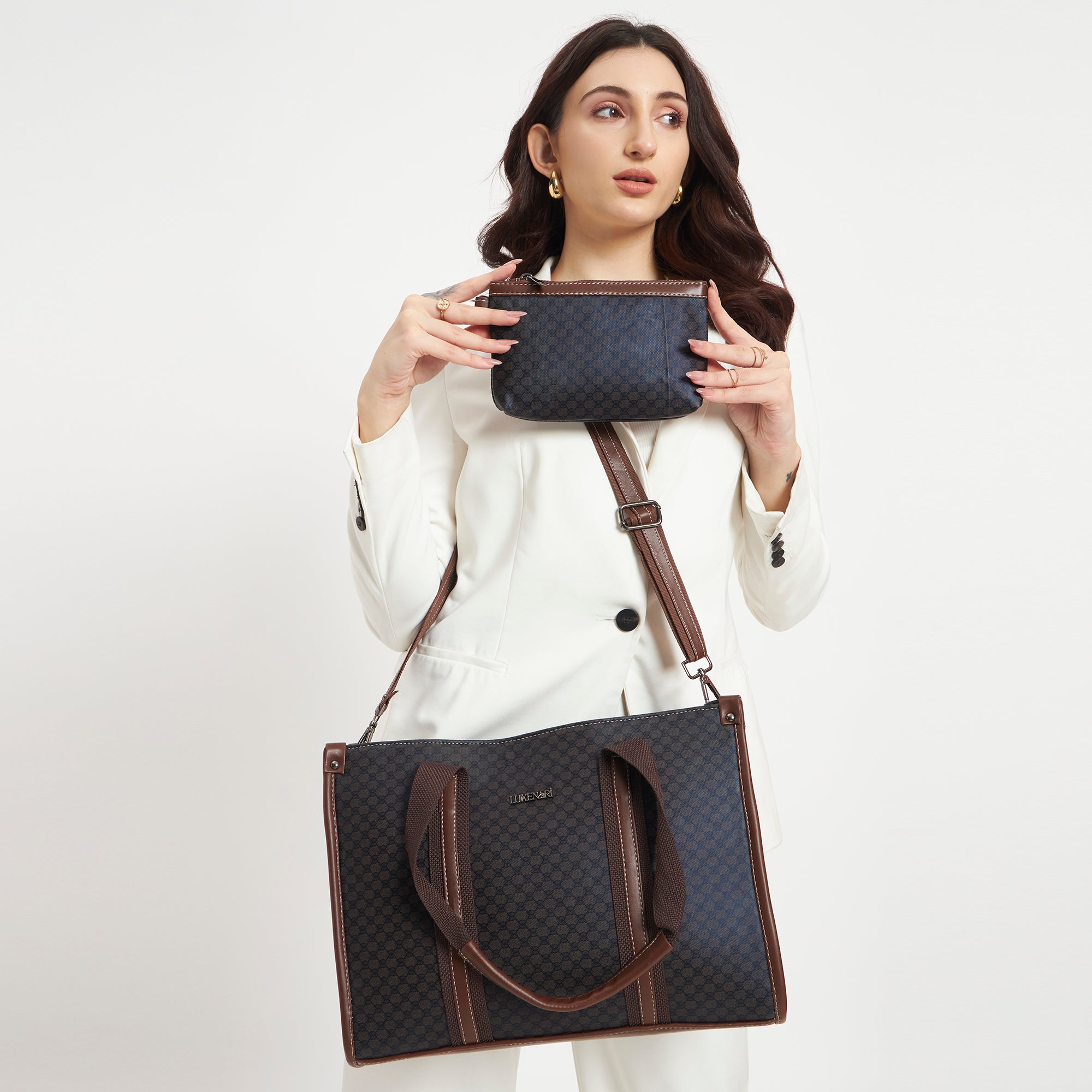 Veronica Patterned Tote Bag