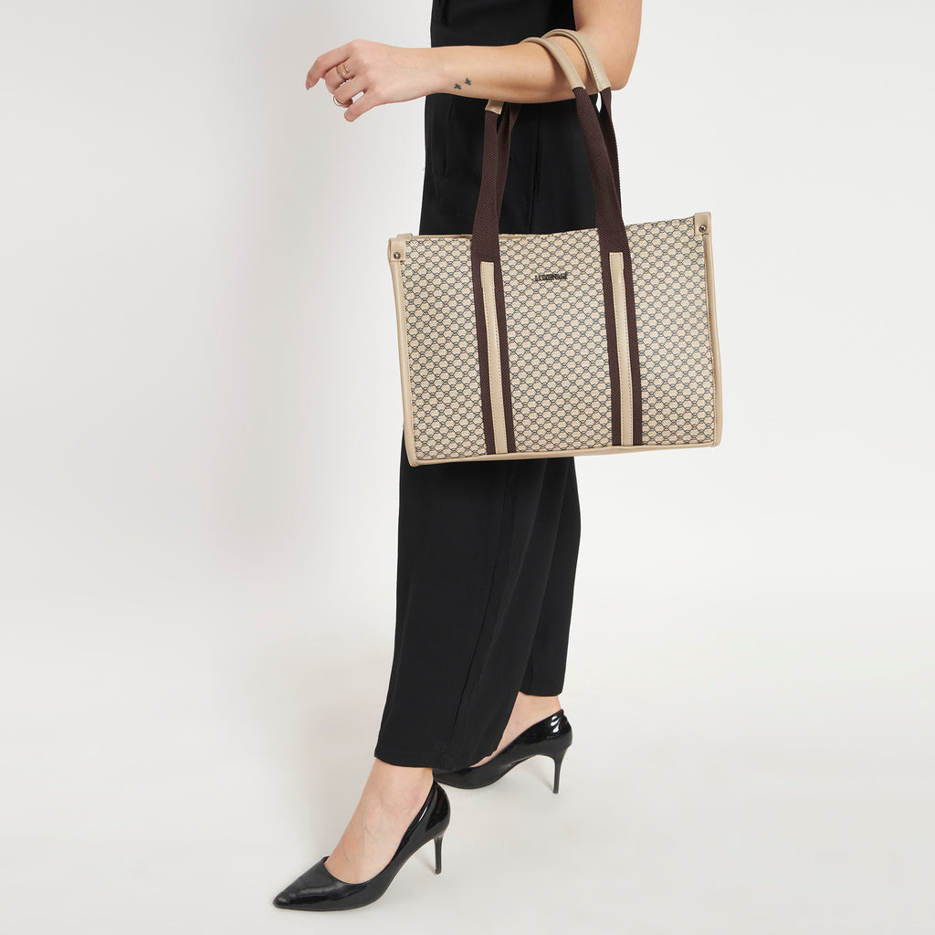 Veronica Patterned Tote Bag