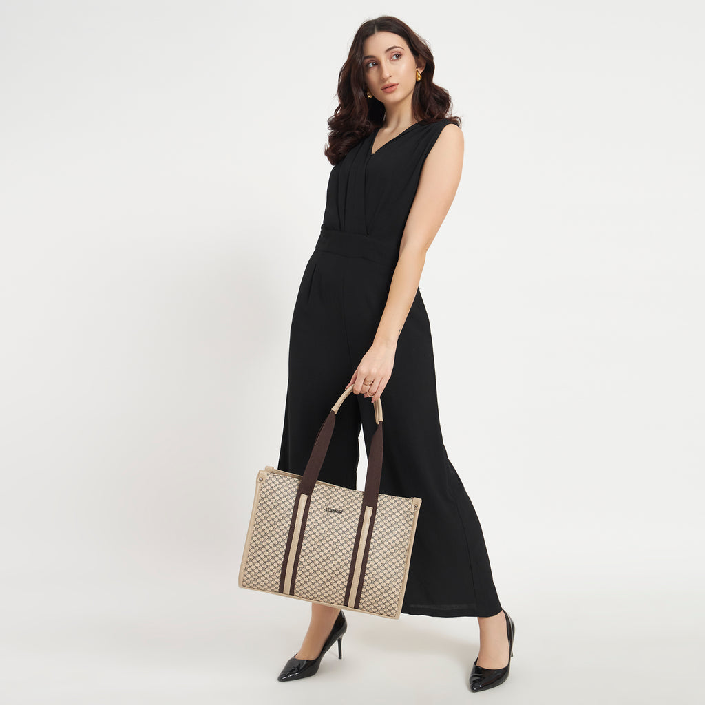 Veronica Patterned Tote Bag