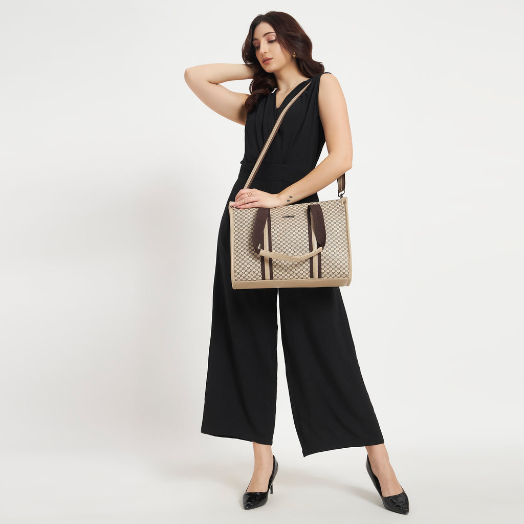 Veronica Patterned Tote Bag