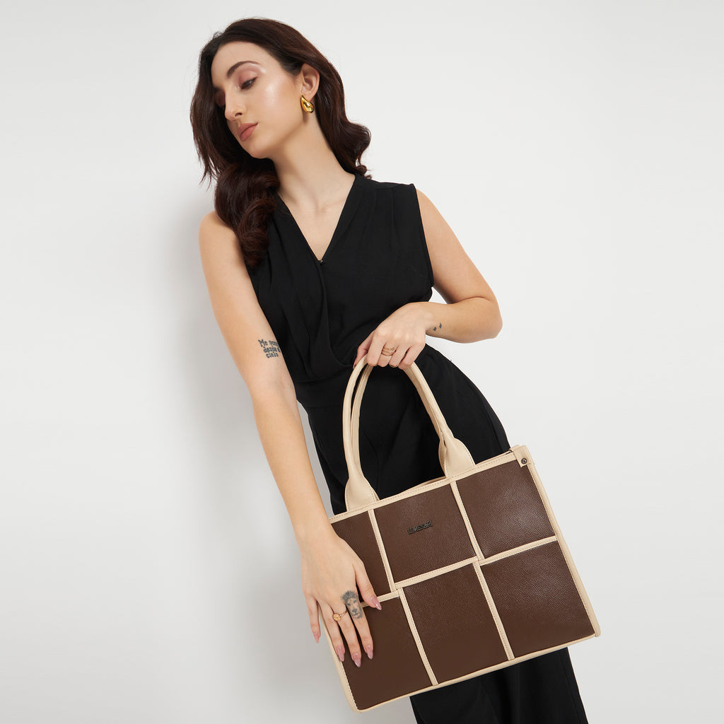 The Elenor Panel Tote Bag