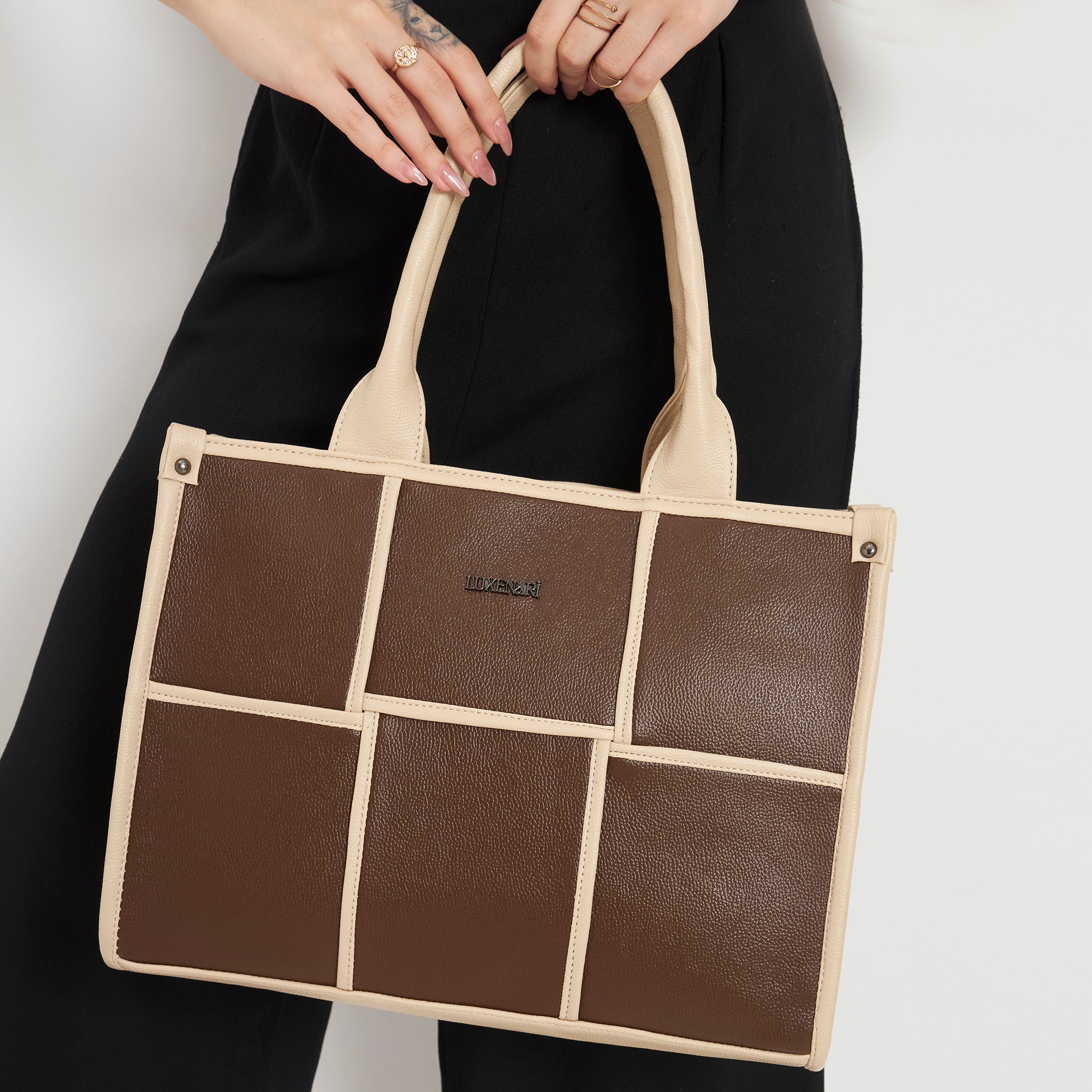 The Elenor Panel Tote Bag