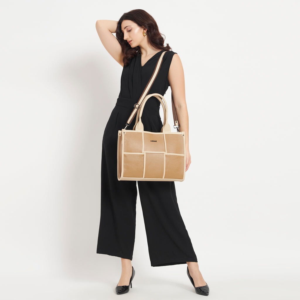 The Elenor Panel Tote Bag