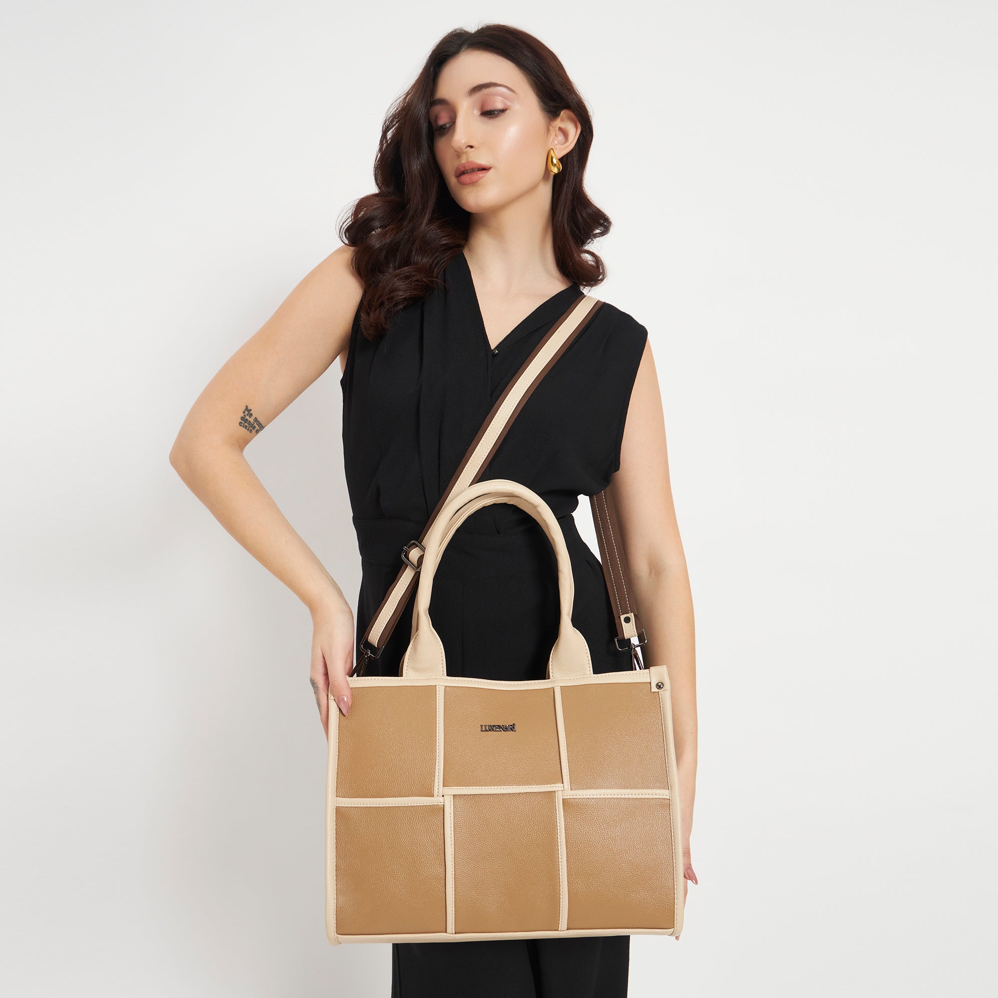 The Elenor Panel Tote Bag